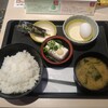 松のや　玉子かけごはん定食大盛　冷奴