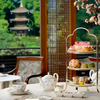 【ホテル椿山荘東京】桜アフタヌーンティー。きらめく桜の甘い香りに包まれたムースやケーキなど