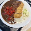 【西宮名塩SA（上り線）】フードコート：カツカレーを食べる・・・牛肉の味が染み渡るカレールーが美味しい