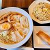 【グルメ・万豚記 泉パークタウンタピオ】縁起の良い豚のお店のワンタン麺と半炒飯セットが旨し。仙台市 泉中央駅 初訪問