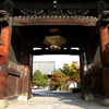京都　紅葉100シリーズ　夕霧の清凉寺  