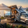 海外驚愕！日本の「折り畳み」EVキャンプ車：2026年、可動する居住空間が地球を再定義する