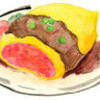 食品を描いたイラスト 絵手紙風 筑前煮 煮物 和食 がめ煮 使ってみる フリー 無料 ビジネスイラスト カット