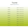 「Toumei」というカラーツールを公開しました。