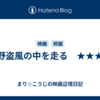 野盗風の中を走る　★★★