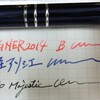 日経アソシエの万年筆、軸や書き味は悪くないけど、ペン先はやはりそれなりの仕上げ。