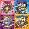 【東方Project】『東方仰天貼絵集 壱ノ巻（4種入り）』グッズ【キューズQ】より2025年3月発売予定♪