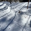 積雪したセカンドハウスへ