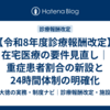 【令和8年度診療報酬改定】在宅医療の要件見直し｜重症患者割合の新設と24時間体制の明確化