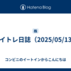 デイトレ日誌（2025/05/13）