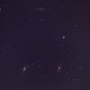 M66銀河群を撮影しました。