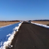 阿寒の山を見ながら30km走