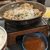 鉄板牛カルビ定食