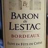 Baron de Lestac Bordeaux Rouge 2013 ～ オニカサゴ、マトウダイ