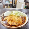 蘇我　寒川そば、路面沿いの立ち食い店で天ぷらそばを食べました。