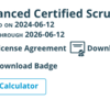 A-CSM(Advanced Certified ScrumMaster®)を取得した