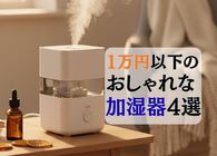 本格的な乾燥シーズンに備える！喉と肌を潤す1以下でおしゃれな加湿器4選