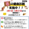 【5月まで】春の健康診断キャンペーン✨