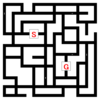 コラボ迷路：問題32-『右折禁止迷路』×『矢印付き迷路』