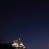 幻想的な夜の大阪城
