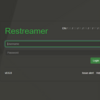 grafanaとrestreamerで配信