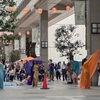 サンモール一番町アーケードでベリーダンスイベント