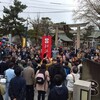 ひたすら武者行列でした。