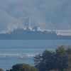 　海辺の風景・自衛艦かしま