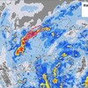 ☔夜だるま線状降水帯情報、岡山県、鳥取県