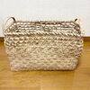 素朴で可愛い♪子供の工作収納＊紙ひもで編んだ「大きなかご」