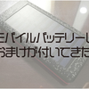 先日購入したモバイルバッテリーにおまけが付いてきた！