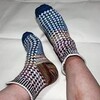 B.M.F.A. Hound&#39;s-tooth Check socks 2010-#21