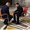 Zelensky and Trump meet inside St Peter's Basilica