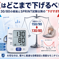 血圧はどこまで下げるべきか——130/80の根拠とSPRINT試験以降の「下げすぎ問題」