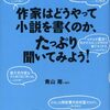 青山南　編集・翻訳「作家はどうやって小説を書くのか、たっぷり聞いてみよう! (パリ・レヴュー・インタヴュー II)」