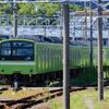 JR西日本201系ウグイス色、森之宮疎開（2022年8月）