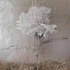 箔にペン画
