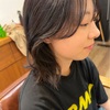 ティーンズのヘアカット【ミディアムロブ】サイドバングで大人っぽく
