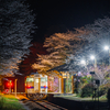 2025/04/04 夜の嘉例川駅