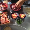 夫が海鮮丼を作ってくれました♪