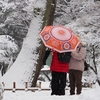雪降る街をあるけば「お堀通り～兼六園」
