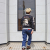 ☆背中を語るシリーズ☆ ヴィンテージスカジャンの中で人気が高いアラスカ・ポーラーベア柄スカジャンの刺繍絵柄をスウェットパーカーに再現！！TAILOR TOYO SUKA ZIP SWEAT "ALASKA" TT69475 