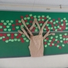 ６年生：「二学期に頑張りたいこと」の木