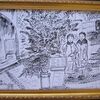 竹と墨で描く絵画世界 神楽坂ル・ブルターニュ