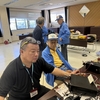 白鳥コミュニティセンターでの運用訓練終了しました！