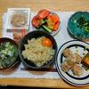 納豆玉子かけご飯。シュウマイ