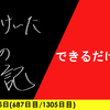 【日記】できるだけ半袖