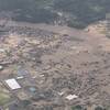 氾濫の球磨川 4日未明から急激な水位上昇