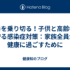 猛暑を乗り切る！子供と高齢者を守る感染症対策：家族全員が健康に過ごすために