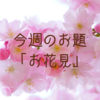 今週のお題「お花見」は、花より団子ならぬ、花よりリラックス。